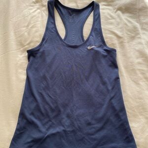 Nike Women's Grayish Blue Training Tank Top